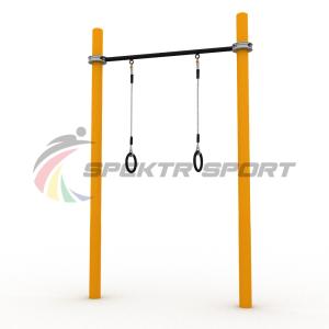 Купить Турник классический для занятий Воркаут с кольцами SP WRK-07 + Rings_76mm в Нягани 