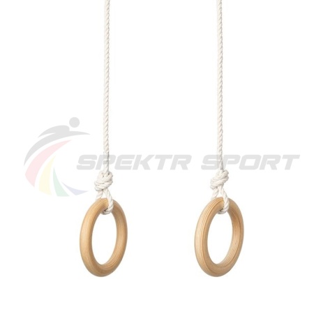 Купить Кольца гимнастические деревянные (фанера 18 мм, покрытие: эмаль, лак или пропитка) в Нягани 
